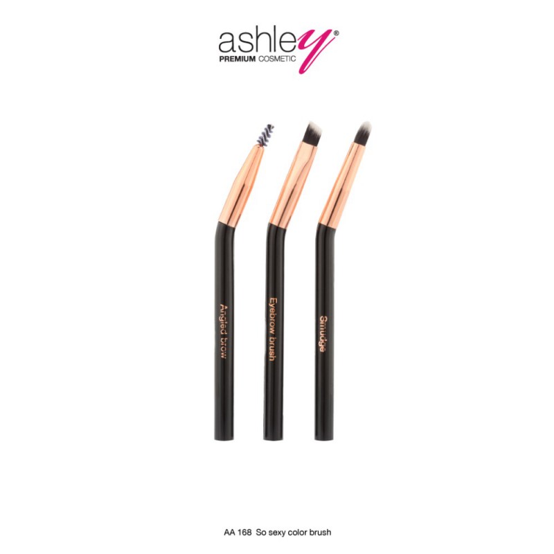 Ashley Diamond Gold Eyebrow&Blush; AA168 เซตแปรงแต่งคิ้ว