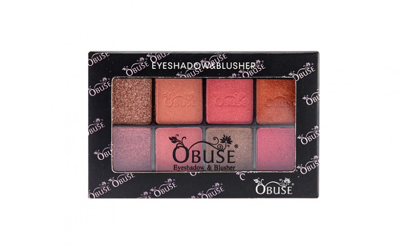 Obuse eyeshadow & blush set  อายแชโดว์สีสวยติดทน