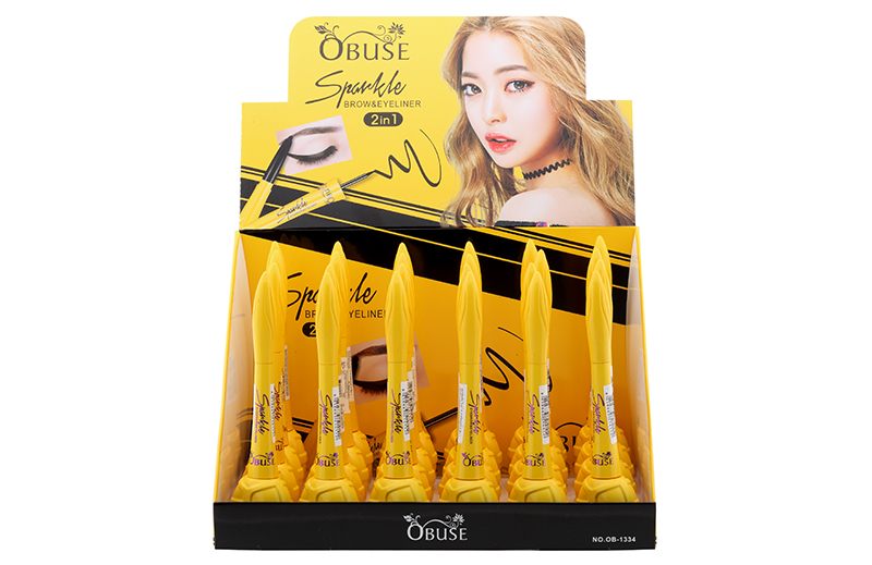 Obuse Sparkle Brow&Eyeliner; 2in1 อายไลน์เนอร์กันน้ำติดทน