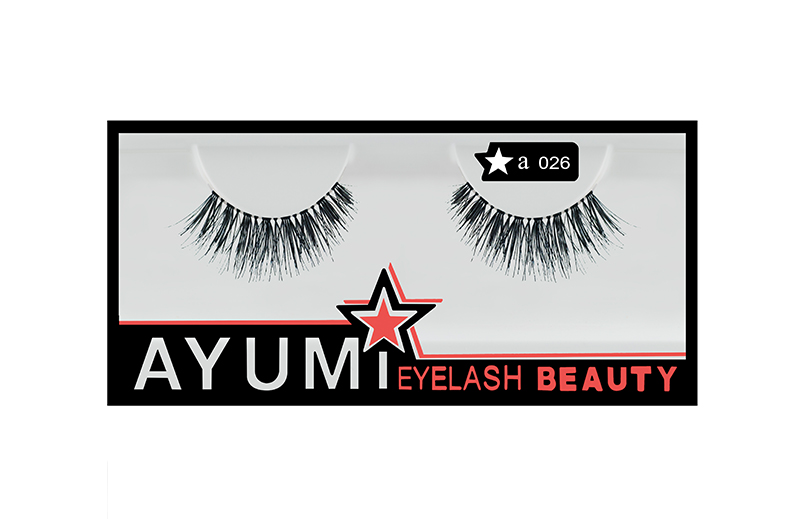 Superstar A-026 ขนตาปลอมคุณภาพดี ขนตาปลอมธรรมชาติ ขนตายาวหนาพิเศษ Ayumi Eyelash 