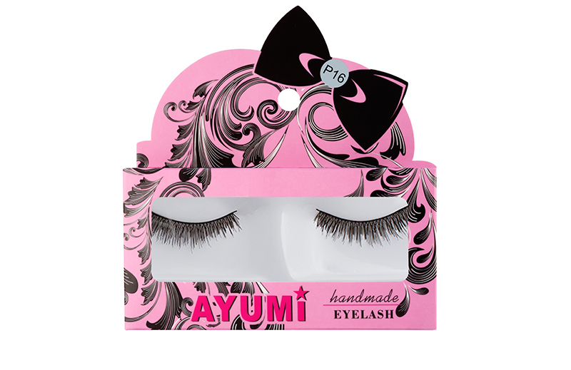 Handmade P16 ขนตาปลอมคุณภาพดี ขนตาหนาพิเศษ ขนตาแฟนซี  Ayumi Eyelash
