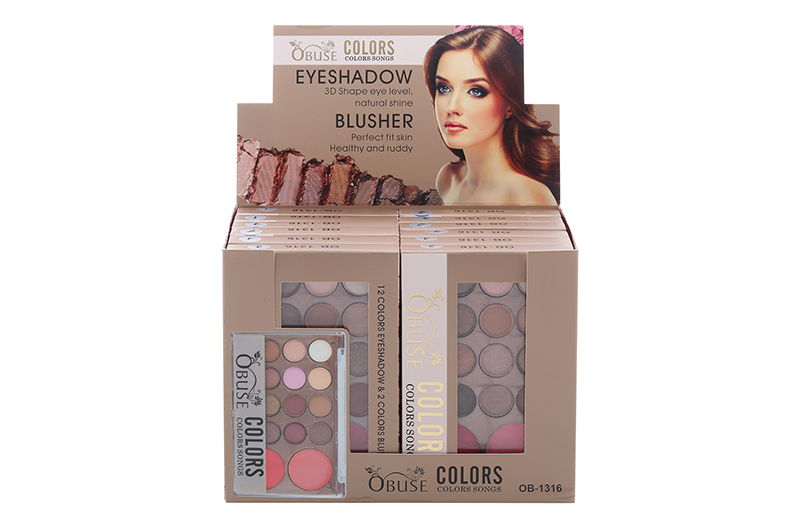 Obuse Colors Songs Make Up ายแชโดว์และบลัชออน สีสวยติดทน