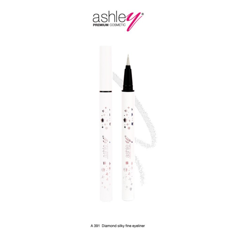 Ashley Diamond Silky Fine Eyeliner A391 อายไลน์เนอร์สีเงินดอลลี่อาย