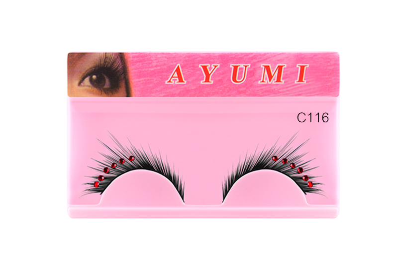 Classic C-116 ขนตาปลอมคุณภาพดี ขนตาปลอมธรรมชาติ ขนตายาวหนาพิเศษ Ayumi Eyelash 