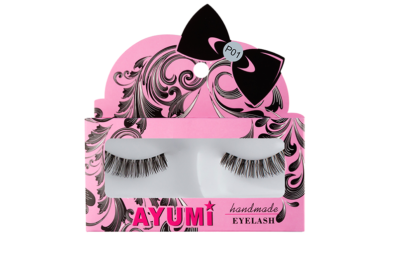 Handmade P01 ขนตาปลอมคุณภาพดี ขนตาหนาพิเศษ ขนตาแฟนซี  Ayumi Eyelash