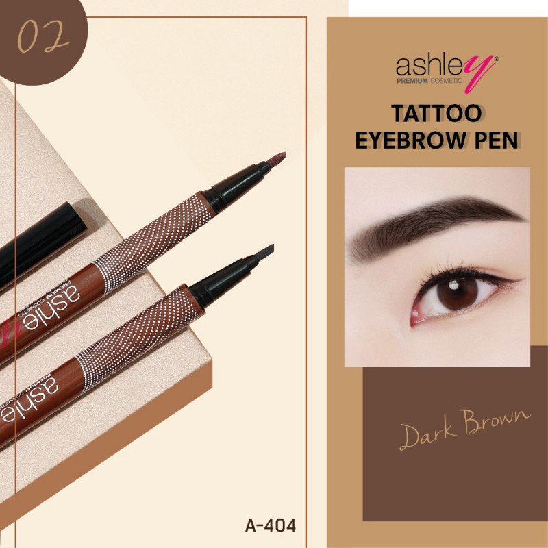 Ashley Tattoo Eyebrow A-404 ดินสอเขียนคิ้วติดทน