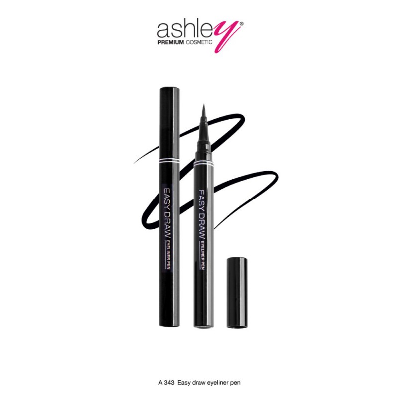 Easy Draw Eyeliner Pen A-343 อายไลน์เนอร์กันน้ำเส้นคมชัด