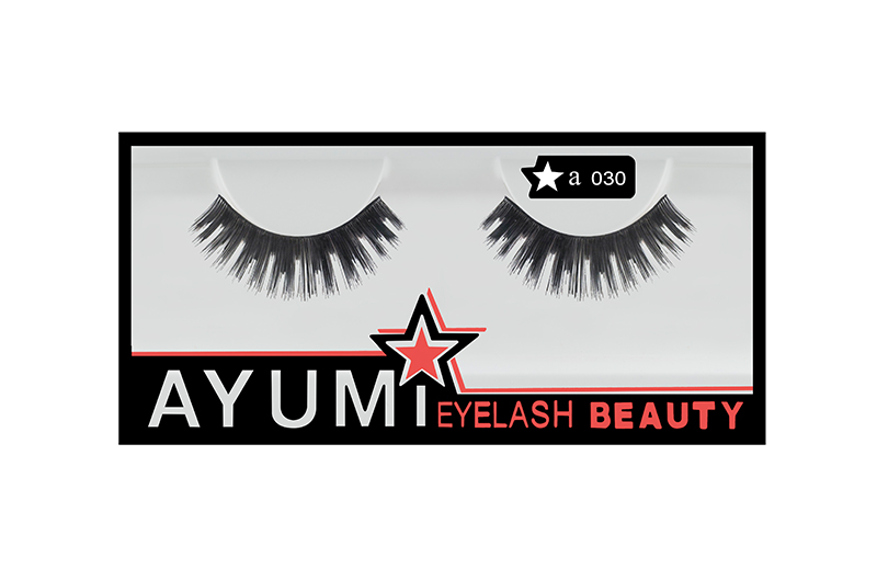 Superstar A-030 ขนตาปลอมคุณภาพดี ขนตาปลอมธรรมชาติ ขนตายาวหนาพิเศษ Ayumi Eyelash 