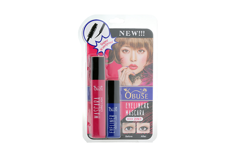 Obuse Eyeliner(Soft Brusher)+Mascara Black อายไลน์เนอร์กันน้ำติดทน