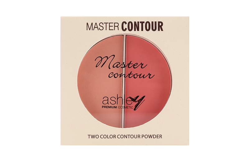 Ashley Master Blusher Powder 2 Color บลัชออนเนื้อฝุ่น 2 เฉดสีในตลับเดียว 