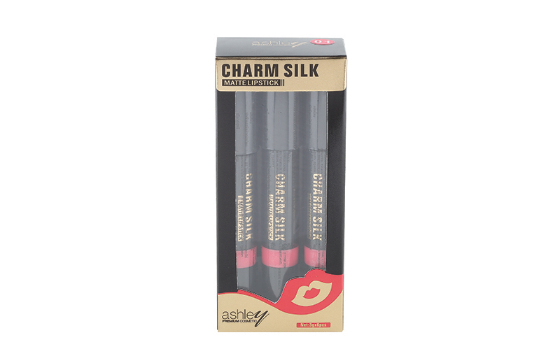 Ashley Charm Silk Matte Lipstick ลิปสติกเนื้อเนียนติดทน