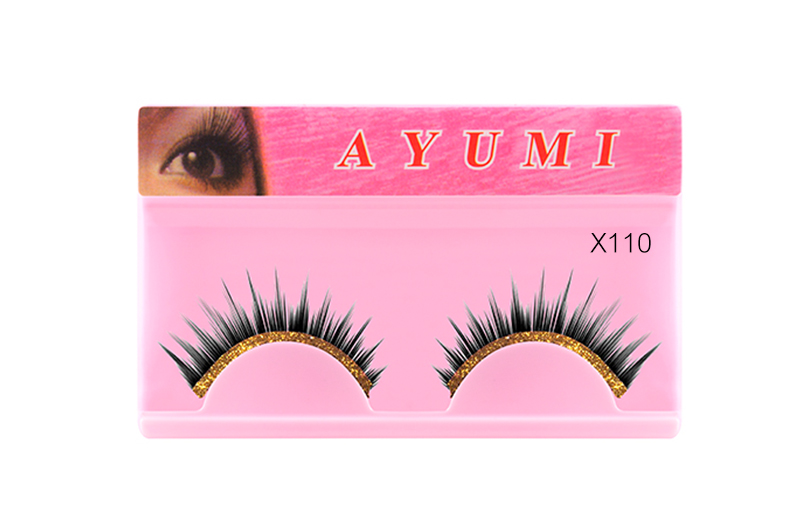 Classic X-110 ขนตาปลอมคุณภาพดี ขนตาปลอมธรรมชาติ ขนตายาวหนาพิเศษ Ayumi Eyelash 