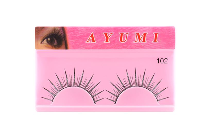 Classic 102 ขนตาปลอมคุณภาพดี ขนตาปลอมธรรมชาติ ขนตายาวหนาพิเศษ Ayumi Eyelash 