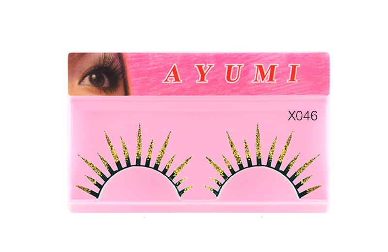 Classic X-046 ขนตาปลอมคุณภาพดี ขนตาปลอมธรรมชาติ ขนตายาวหนาพิเศษ Ayumi Eyelash 