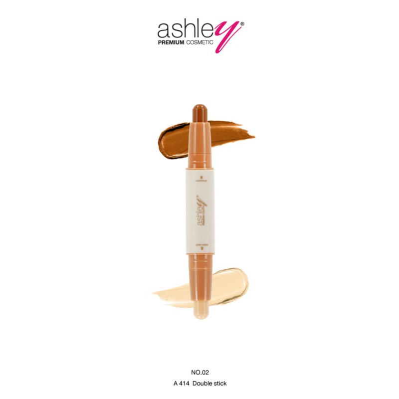 Ashley Double Stick Contour&Highlight; A-414 คอนทัวร์เเละไฮไลท์ในรูปแบบเเท่ง