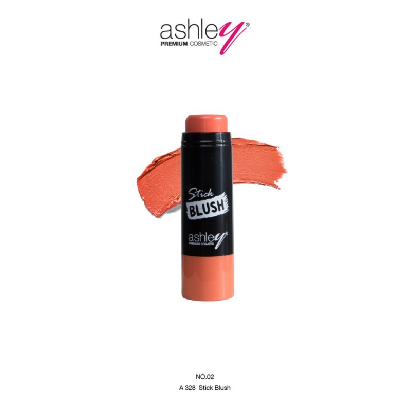 Ashley Stick Blush บลัชออนเนื้อครีมแบบแท่ง เนื้อเนียนละเอียดเกลี่ยง่าย