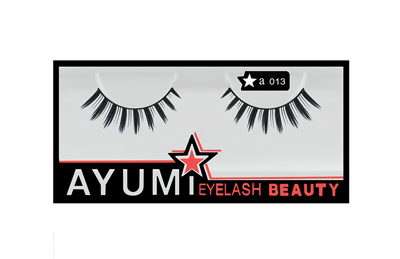 Superstar A-013 ขนตาปลอมคุณภาพดี ขนตาปลอมธรรมชาติ ขนตายาวหนาพิเศษ Ayumi Eyelash 