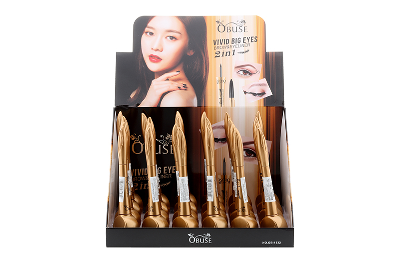 Obuse VIVID BIG EYES Brow&Eyeliner; อายไลน์เนอร์กันน้ำติดทน