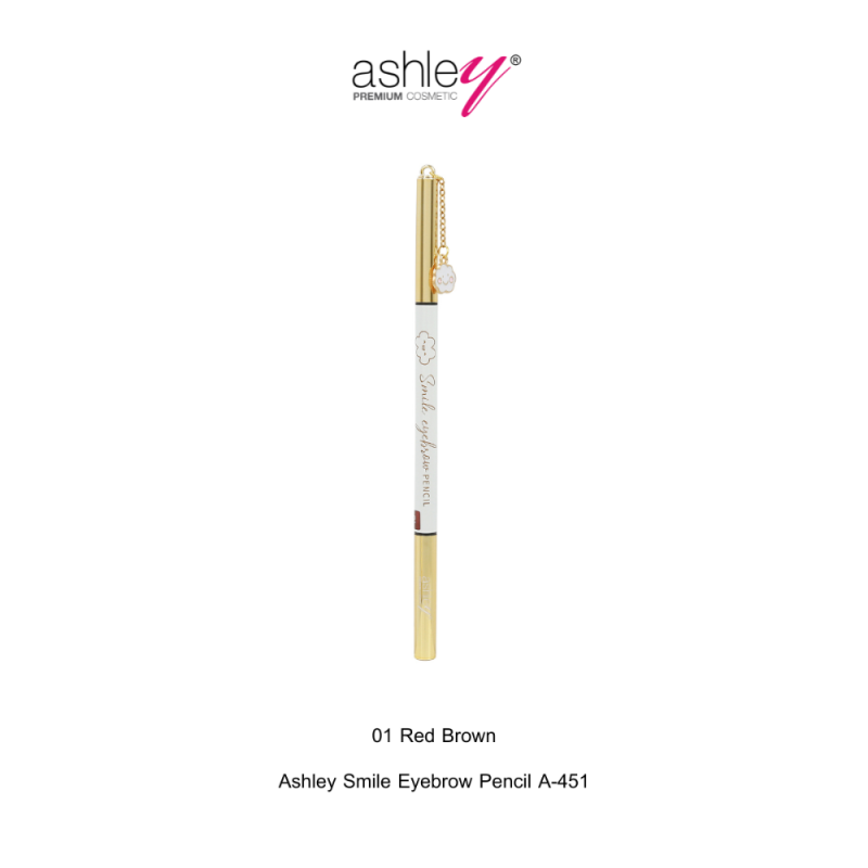 Ashley Smile Eyebrow Pencil ดินสอเขียนคิ้ว 2in1