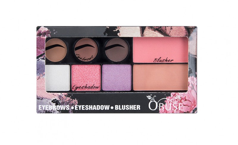 Obuse Eyebrow & Eyeshadow & Blush Palette ายแชโดว์และบลัชออน สีสวยติดทน