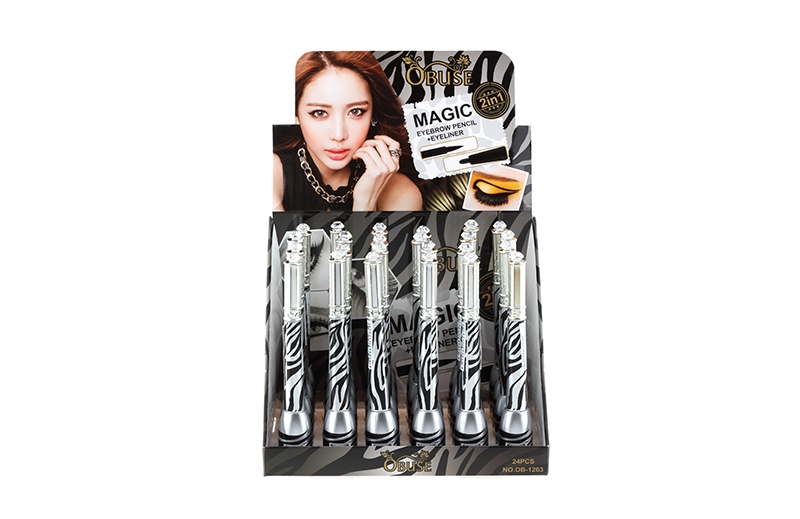 Obuse 2in1 Magic Eyebrow Pencil+EyeLiner มาสคาร่ากันน้ำ