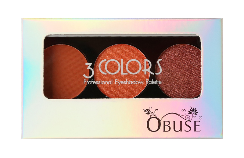 Obuse 3 Colors Eyeshadow  อายแชโดว์สีสวยติดทน