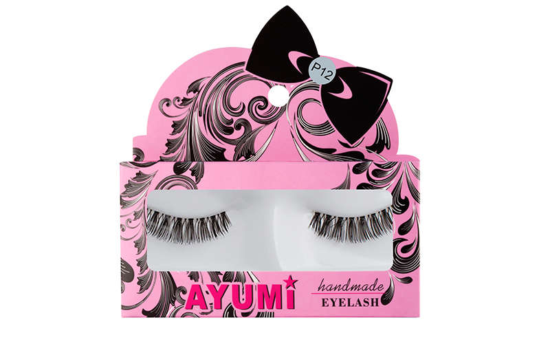 Handmade P12 ขนตาปลอมคุณภาพดี ขนตาหนาพิเศษ ขนตาแฟนซี  Ayumi Eyelash