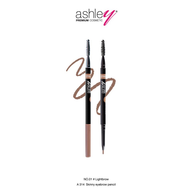 Ashley Skinny EyeBrow Pencil A-314 ดินสอเขียนคิ้วติดทนตลอดวัน