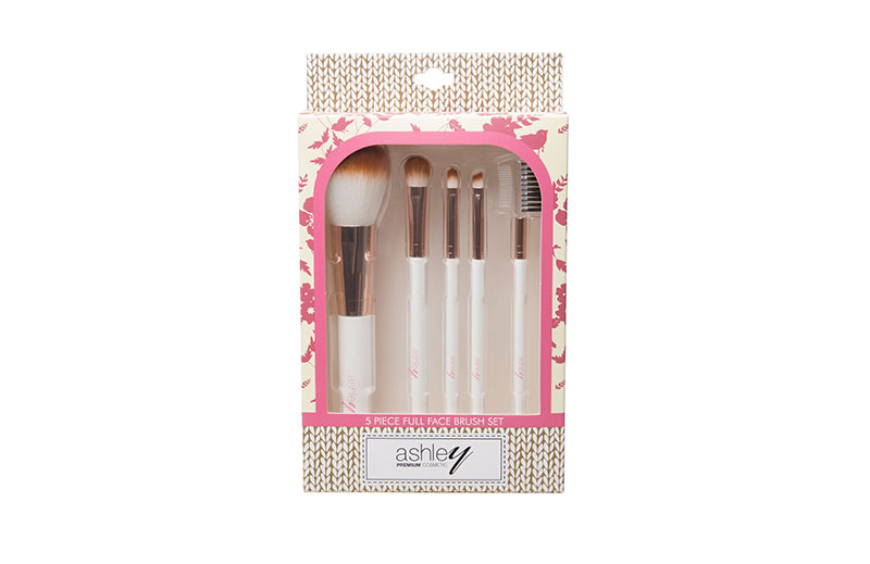 Ashley 5 Piece Full Face Brush Set