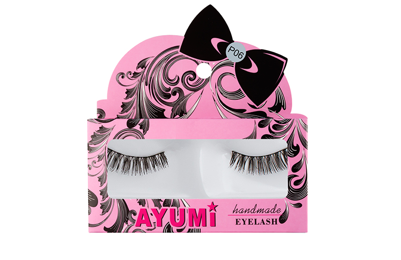 Handmade P06 ขนตาปลอมคุณภาพดี ขนตาหนาพิเศษ ขนตาแฟนซี  Ayumi Eyelash