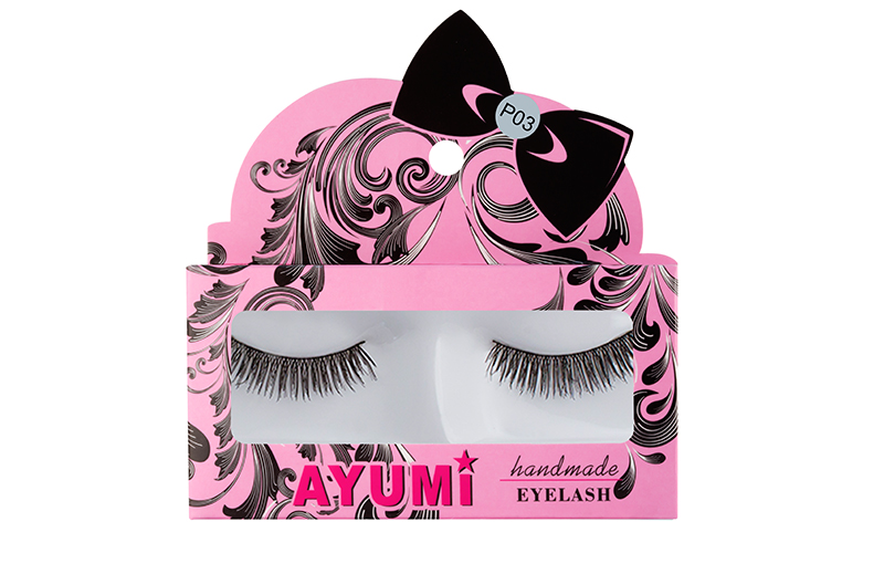 Handmade P03 ขนตาปลอมคุณภาพดี ขนตาหนาพิเศษ ขนตาแฟนซี  Ayumi Eyelash