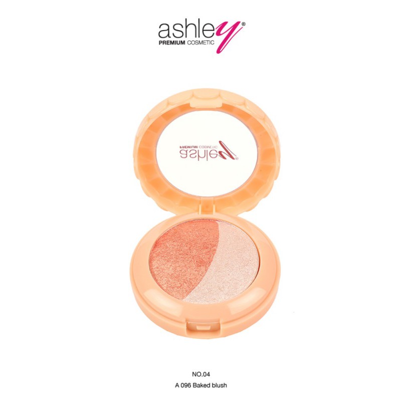 Ashley Baked Blush บลัชออนเนื้อชิมเมอร์ พวงแก้มสวยสดใส ติดทนนาน A 096 