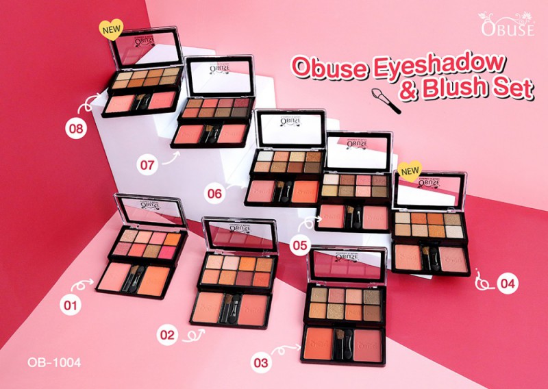 Obuse Complete Makeup Set ายแชโดว์และบลัชออน สีสวยติดทน