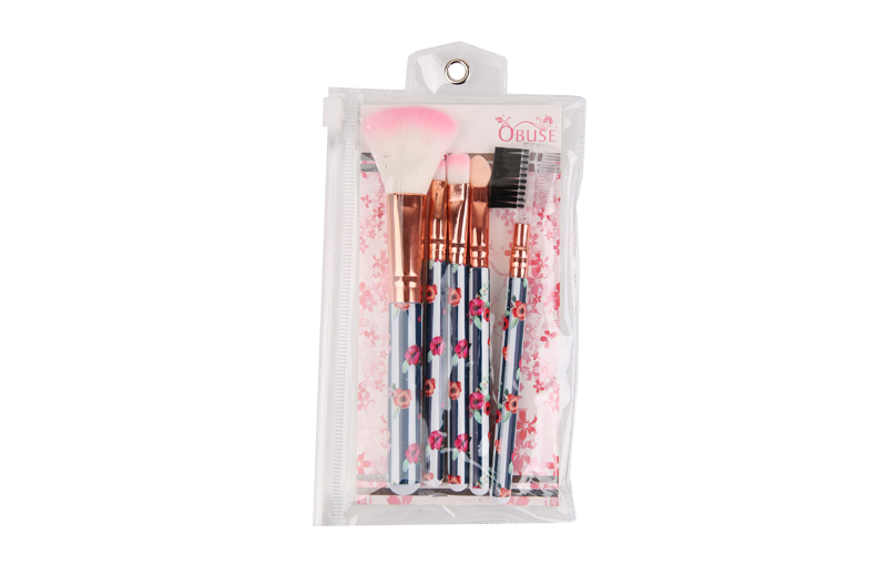 Obuse Vintage Flower Brush Set เซตแปรงแต่งหน้า ขนนุ่ม คุณภาพดี