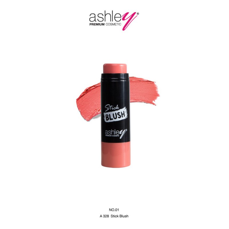Ashley Stick Blush A328 บรัชออนแบบแท่ง สีสวยเกลี่ยง่าย