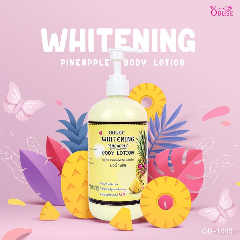 Obuse Whitening Pineapple Body Lotion