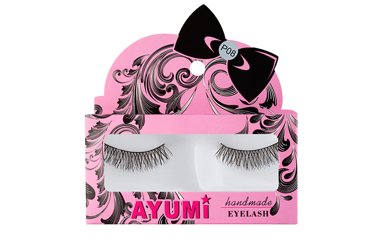 Handmade P08 ขนตาปลอมคุณภาพดี ขนตาหนาพิเศษ ขนตาแฟนซี  Ayumi Eyelash