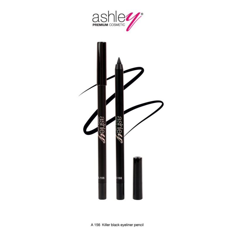Ashley Killer Black Eyeliner Pencil Gel Liner Waterproof อายไลเนอร์กันน้ำ