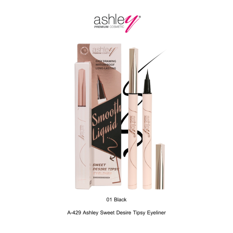 Ashley Sweet Desire Tipsy Eyeliner A 429 อายไลเนอร์หัวพู่กันเล็กพิเศษ 